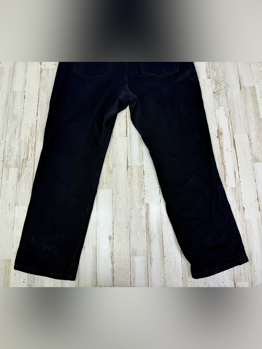 LRL Lauren Jeans Co Ralph Lauren 16 (38x29) Classic Straight Jeans Black - Picture 10 of 10
